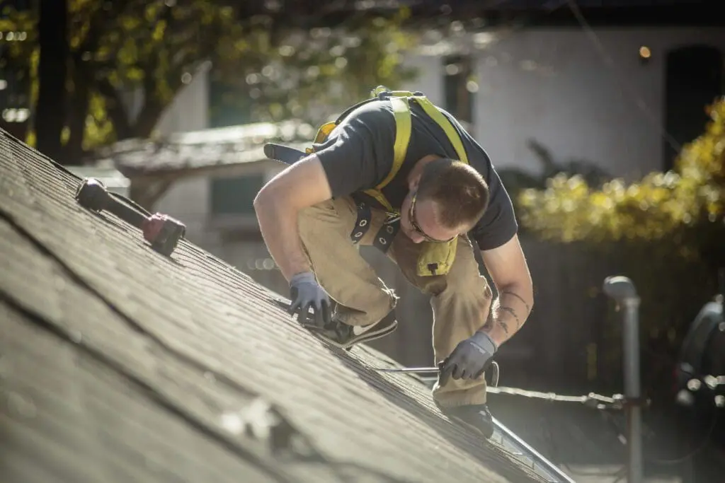 Solar panel installation