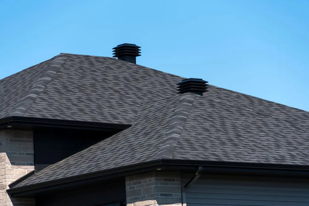 Ventilation unit installed on a brand-new roof for improved airflow