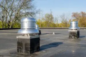 What Is Roof Ventilation & Why Is It Important for Your Home? 1 Roof exhaust ventilation fan on a new roof